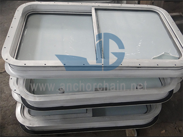 Enkelt skyvevindu i aluminium for skip