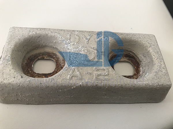 Bolttype aluminiumslegeringsanode