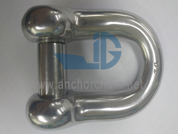 D-Shackle (med spaltevaskstift), SS304 ELLER SS316