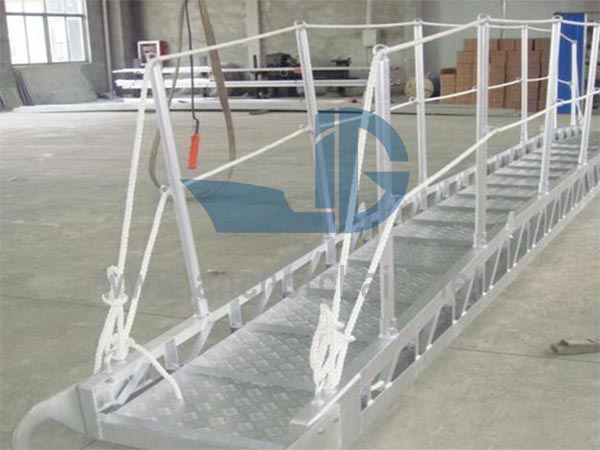 Landgang av flat type aluminiumslegering