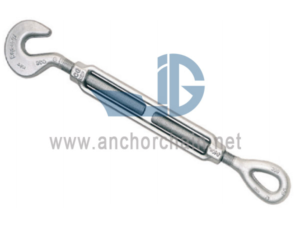 Hook Eye Turnbuckles HG225 SS304 ELLER SS316