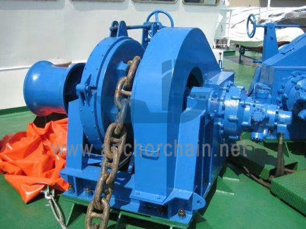 Hydraulisk manuell ankerspill
