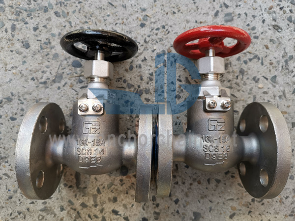 JIS F 7301 5K SCS16 Globeventiler i rustfritt stål