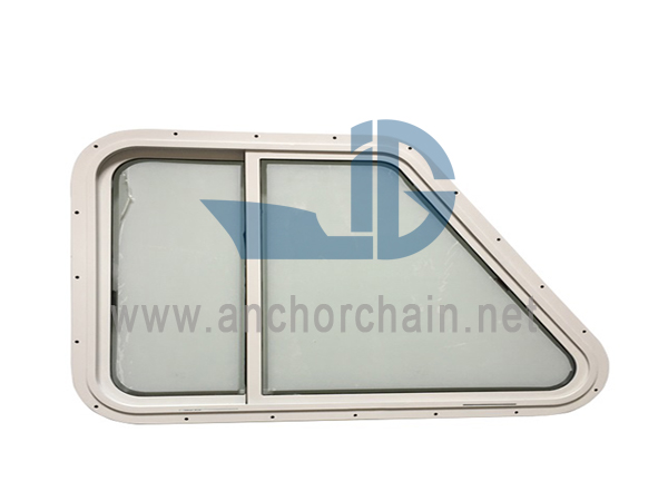 Marine aluminium trapesvindu