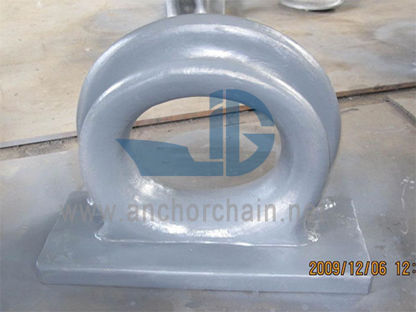 Rund type chock