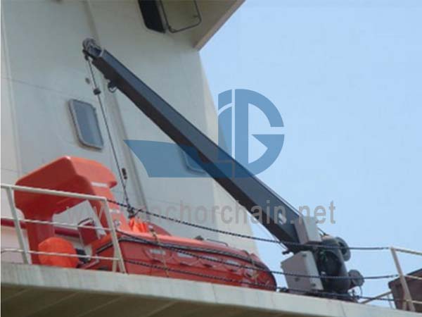 Enarms redningsbåt Davit