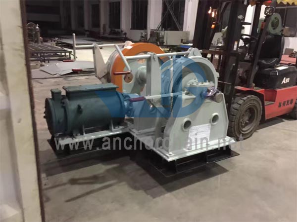 Enkel type elektrisk ankerspill