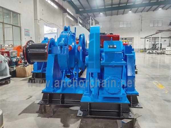 Enkel type hydraulisk ankerspill