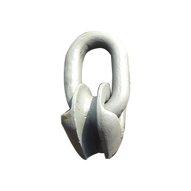 Solid fingerbøl med oval lenke for ståltau